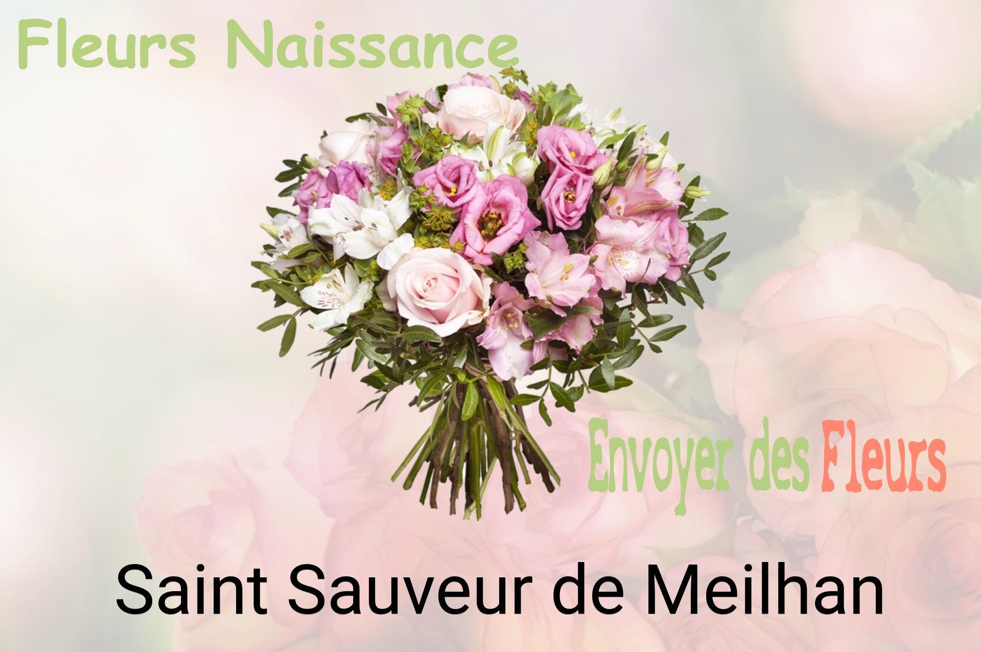Bouquet de fleurs de naissance livré à Saint-Sauveur-de-Meilhan